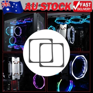2pcs 120x120mm Anti Vibration Silicone Rubber Fan Gasket for PC Case Fan - Afbeelding 1 van 12
