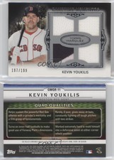 2011 Topps Marquee Gametime Mementos Quad Relics /199 Kevin Youkilis #GMQR-11
