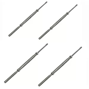 Caña de rosca de 3/4"" y perno hebilla giratoria de 1/2"" cable T316 acero inoxidable T316 4 piezas - Imagen 1 de 6
