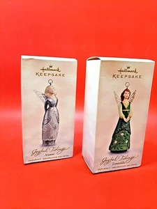 2 Hallmark Keepsake Ornaments 2005 Esmeralda/ Arianne Joyful Tidings Angels  - Picture 1 of 9