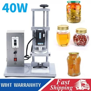 Electric Glass Bottle Lug Capping Machine/Jam Glass Jar Cap Closure Sealer 110V - Picture 1 of 9