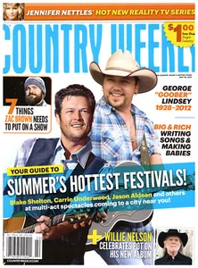 Country Weekly Magazine 28. Mai 2012 Blake Shelton Jason Aldean Willie Nelson - Bild 1 von 2
