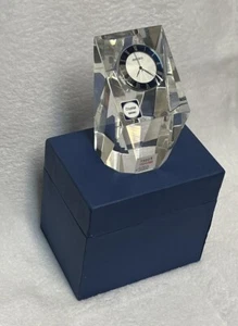 Reloj de Escritorio Seiko Cristal Art Deco Abrigo Cuarzo Vintage Funciona con Caja. - Imagen 1 de 16
