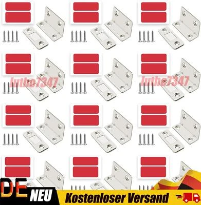 2x-10x Extrem Stark Schrank Tür Türmagnete Magnetschnäpper Möbelmagnet L Form - Bild 1 von 4