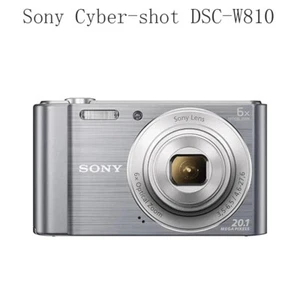 Sony CyberShot DSC W810 20.1 MP Digital Camera W/Battery & Charger & Card Sliver - Picture 1 of 12