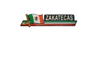 Pegatina parachoques Zakatecas / pegatina para bandera / ""3 x 11 3/4" pegatina para parachoques - Imagen 1 de 1