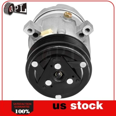 A/C AC Compressor For Chevrolet Camaro 3.8L 1995-2002 2001 2000 1999 - Image 1 of 4