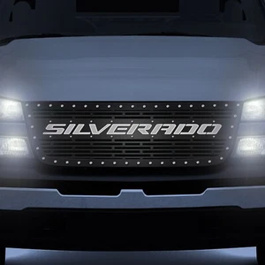 Custom Steel Aftermarket Grille for 03-07 Silverado Pickup 1500/2500/3500 XLITE - Bild 1 von 3
