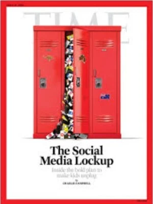 TIME Magazine (US) Issue Apr 14, 2025/ THE SOCIAL MEDIA LOCKUP - Image 1 of 3