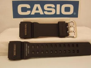 Casio Watchband GG-1000 -1A. Mud Resist Twin Sensor MudMaster Strap Black Resin - Picture 1 of 6