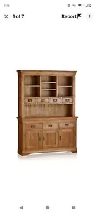 Oak Furnitureland Large Dresser French Farmhouse Rustic Solid Oak TOP SECTION - Picture 1 of 2