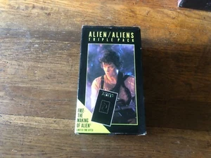 Alien VHS Aliens Triple Pack 3 Tape Set Fox Video Making Of With Alien 3 - Picture 1 of 3