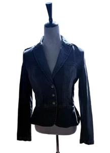 House Of Dereon Jean Blazer Y2K Vintage Size Medium - Picture 1 of 4