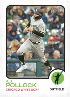 2022 Topps Heritage #611 A.J. Pollock - Image 1 of 2