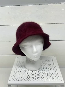 Betmar NY Soft Wool Blend Bucket Designer Flapper Hat Cap EUC - Picture 1 of 9