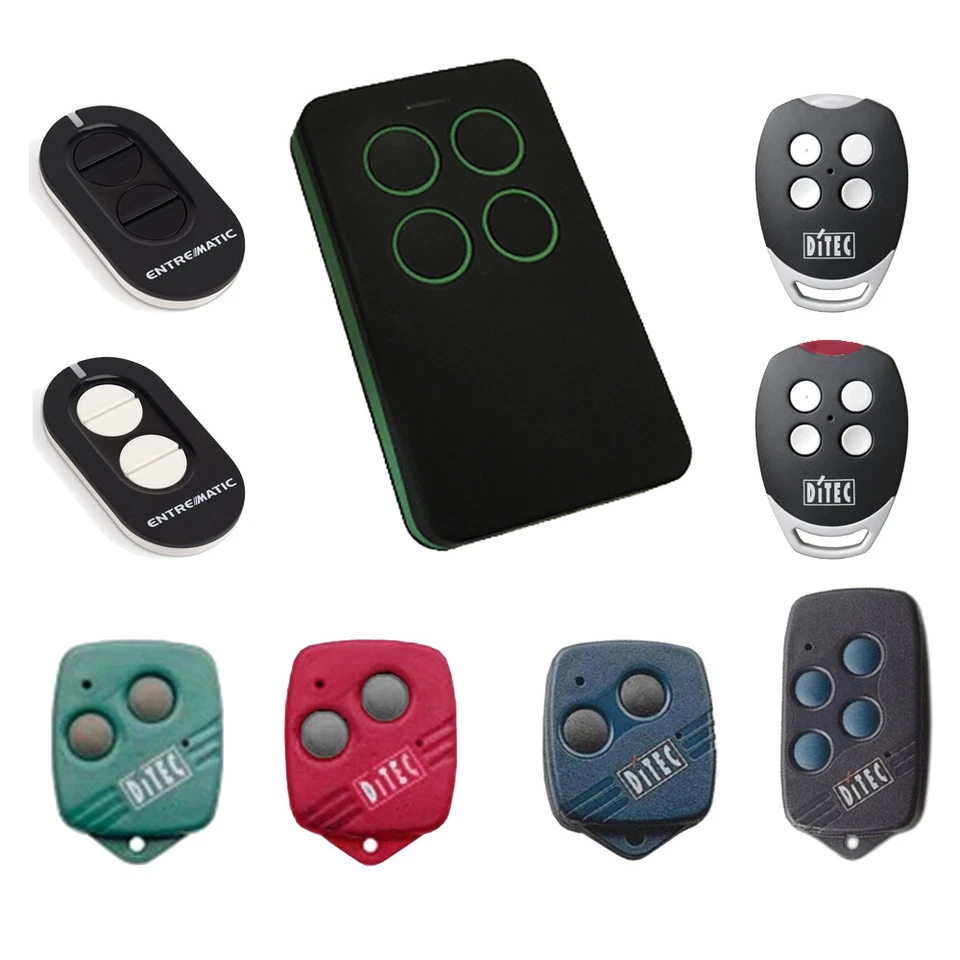 Telecomando compatibile DITEC BIXLP2 BIXLS2 GOL ZEN universale ATECNICA DARK