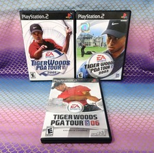 PS2 - Tiger Woods PGA Tour: 2001, 2003 & 06 - (3) Sony PS2 Games............W21