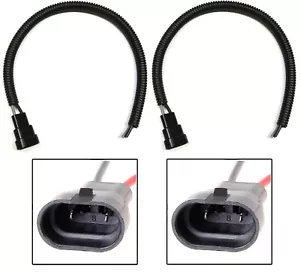 Wire Pigtail Male Extension 9005 Two Harness Bulb Headlight H Replacement Socket - Picture 1 of 4