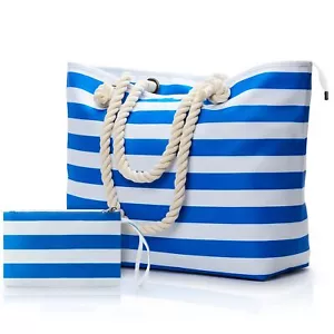 Wllwoo Beach Bags For Womenextra Large Beach Tote Waterproof Sandproofswim Pool - Picture 1 of 9