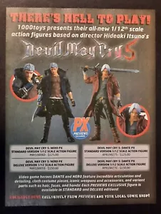 DEVIL MAY CRY 5 Nero & Dante Action Figures ~ Magazine PRINT AD - Picture 1 of 1