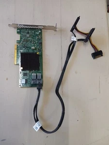 Dell WFN6R 0WFN6R CN-0WFN6R LSI SAS9341-8i 12GB SAS Raid Controller w/ Cable - Picture 1 of 5