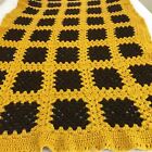 Handmade Crochet Afghan / Throw Granny Blanket Vintage Granny Squares 40" x 60"