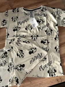 Kurzer Schlafanzug Gr.122/128 H&M Neu mit Etikett Minnie Maus - Bild 1 von 4
