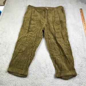 Pantalones de pana Alex Mill para hombre 38 (38x22,5) verdes recortados plisados pantalones con puños - Imagen 1 de 11