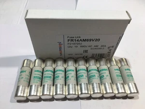 MERSEN FR14AM69V20 20A Ferraz Shawmut Fuse 14x51mm 690V Fuse JPSF503 Pack 1/5/10 - Picture 1 of 4