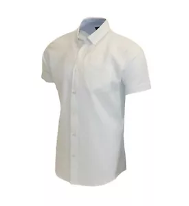Camisa informal de lino de verano de calidad de verano 100 % algodón para hombre C112 - Imagen 1 de 2