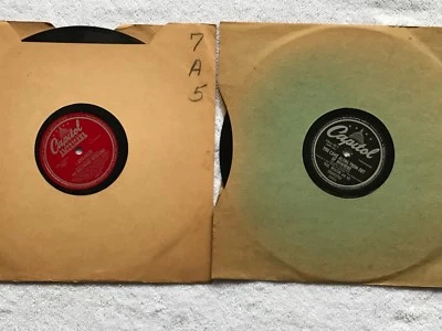 Lot of 6 Vintage 78s Records of Glenn Miller, Harry James and More - Image 1 of 4