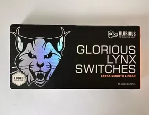 Glorious Lynx Linear Mechanical Keyboard Switches (36 count) - Lubed (no box) - Picture 1 of 4