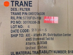 Trane FLR6457 / D801294G06 Collection Cell Filter (Pack of 2) - Picture 1 of 1