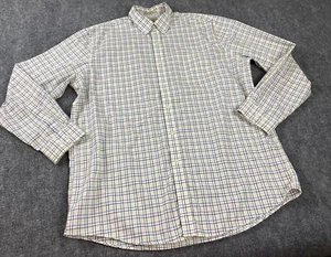 Camisa LL Bean Para Hombres Grande Azul Ventana Cuadros Botón Resistente a Arrugas Exterior - Imagen 1 de 10