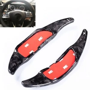 Fits For Benz AMG A45 CLA45 C63 CLS63 S63 GLE63 Black Car Steering Wheel Shift - Bild 1 von 10