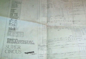 Super Circus Pinball Machine Game Wiring Diagram Schematic Original Vintage 1957 - Picture 1 of 12