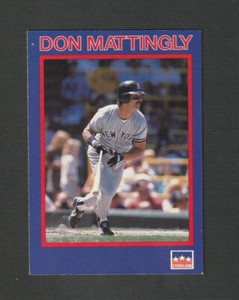 1990 Starline Long John Silvers Don Mattingly #1 New York Yankees