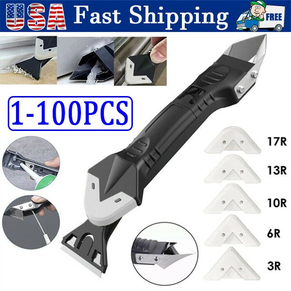 Juego de herramientas removedor sellador de silicona 5 en 1 raspador calafateo eliminación de moldes EE. UU. Foto 1 de 4