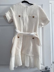 Women's Tweed bouffant frenum Zipper Dresses Sandro - Picture 1 of 3