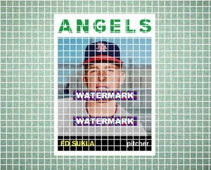 Ed Sukla Los Angeles Angels 1964 Style Custom Baseball Art Card - Bild 1 von 2