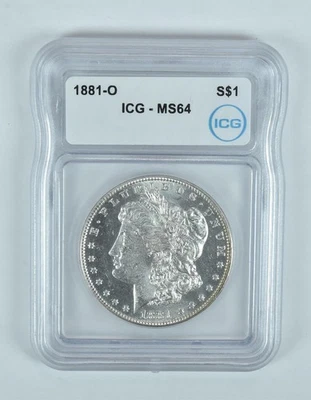 1881-O Morgan Silver Dollar MS64 ICG - Image 1 of 4