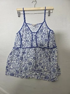 Knox Tanktop rosa blau Blumenmuster Größe Large - Bild 1 von 9