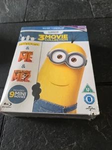 SEALED Minions Collection: Despicable Me/Despicable Me 2/Minions (Blu-ray + DVD) - Foto 1 di 1