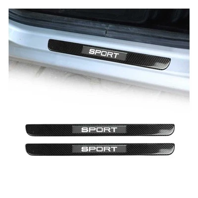 Door Sill Scuff Plate Illuminated for Ford Fusion 2013-2020 Sport Carbon Fiber - Image 1 of 4
