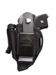 Gun holster With Magazine Pouch & Belt Loop For Bryco Arms 32 semi-auto - Picture 1 of 2
