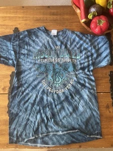 MOODY BLUES 2015 Polydor Jahre Batik Konzert T-Shirt Gr. Large L Baumwolle - Bild 1 von 8