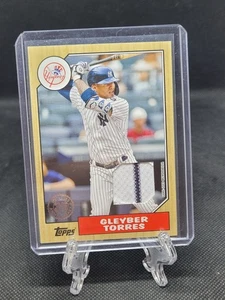 Gleyber Torres 2022 Topps Baseball 1987 Topps Relics 87R-GT New York Yankees  - Picture 1 of 2