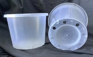 ORCHID POT CLEAR - 175mm x 135mm - Pack of 10 Pots - Picture 1 of 1