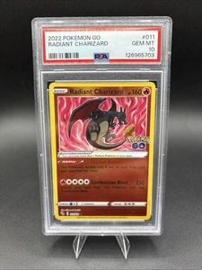 2022 POKEMON GO #011 RADIANT CHARIZARD PSA 10 - Picture 1 of 2