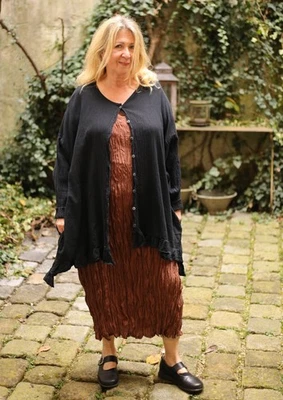 Privatsachen - Lagenlook JACKE ANREIFE Gr 42 bis 54 - schwarz - Bild 1 von 4